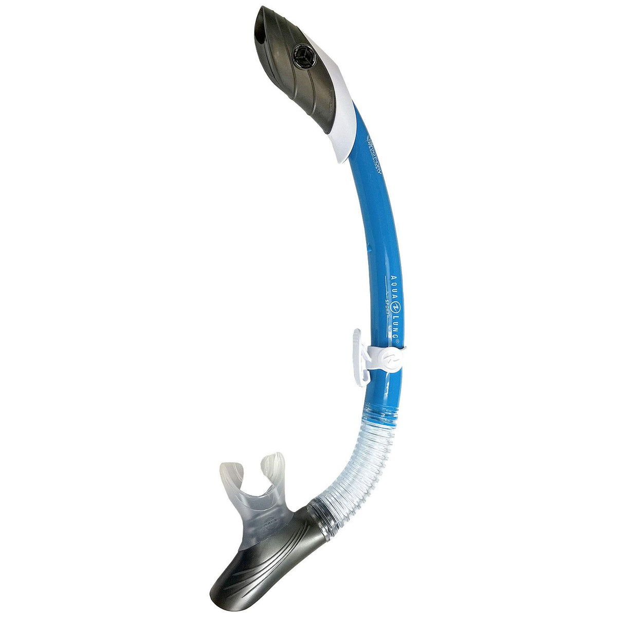 Aqua Lung Sport Island Dry Snorkel ISD LX(Clear/Blue)