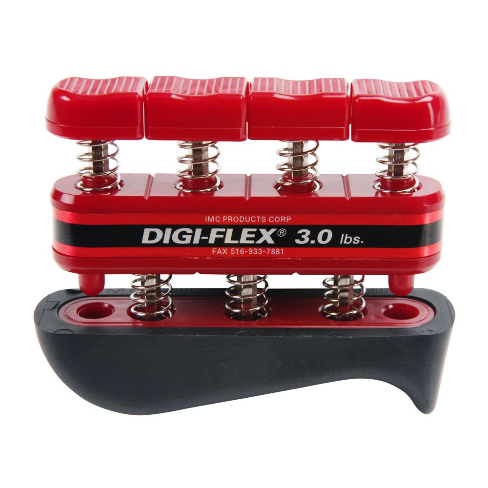 DigiFlex100741 Cando Hand and Finger Exercise System Red, 3 lbs Resistance