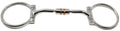 Professional Equine Stainless Steel 6inch Mouth DRing Comfort Snaffle Horse Bit Copper Rollers 35515E