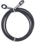 SYL Fitness Cable for DIY Home Garage Gym Cable Pulley System (Black: Type A, 88 in)
