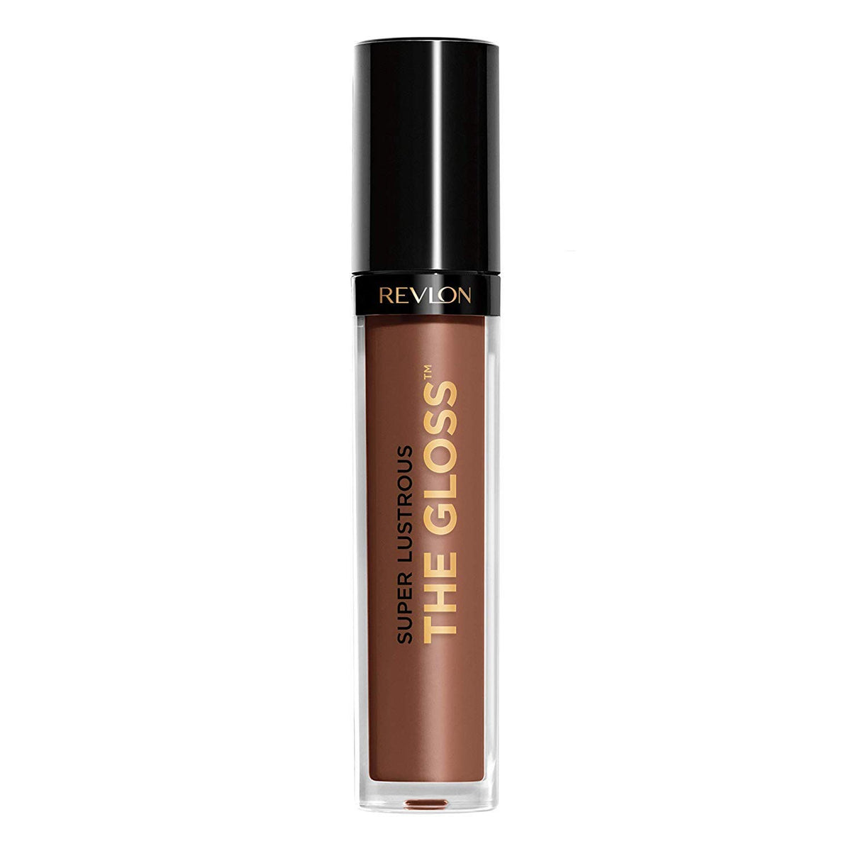 Revlon Lip Gloss, Super Lustrous The Gloss, NonSticky, High Shine Finish, 310 Choco Crush, 0.13 Oz