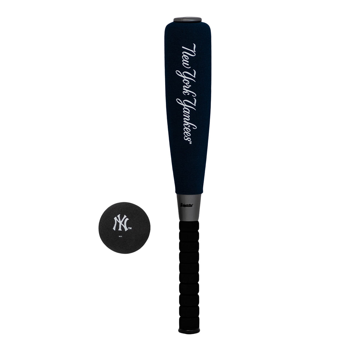 Franklin Sports New York Yankees Foam Bat & Ball Set  21inch Soft Jumbo Team Baseball Bat and Ball Team Logo  MLB Official Licensed Product, Blue