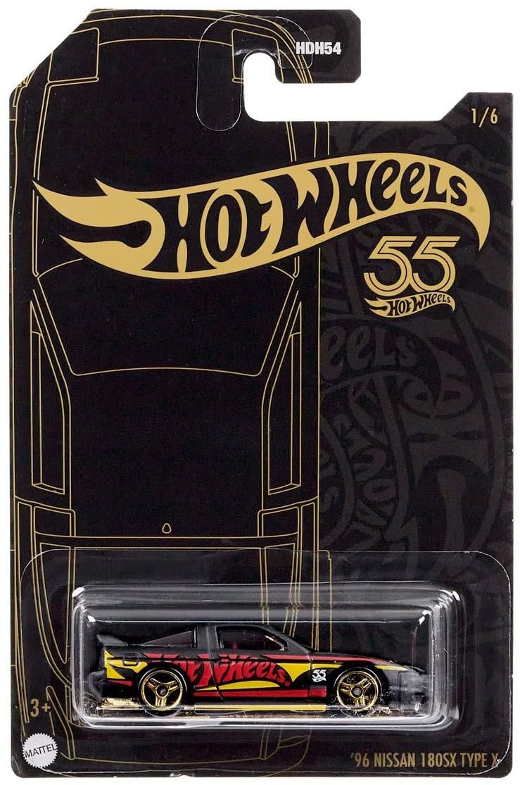 Hot Wheels 96 Nissan 180SX Type X, 55th Anniversary
