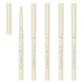 KAIQIKAIXI 5 White Eyeliner Pen, Eyebrow Pen,Eye Shadow Pencil, Lip Line Pen, Eyelid Pad, Pencil Makeup Set Tool