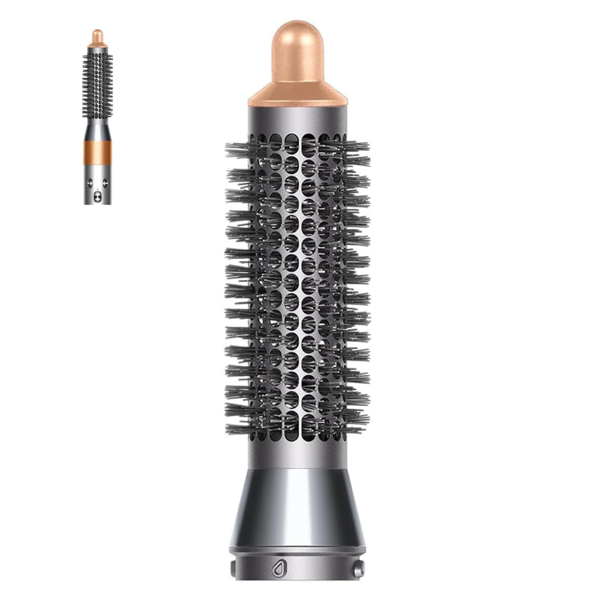 Small Round Volumizing Brush for Dyson Airwrap, Small Round Brush Attachment Compatible with Dyson Airwrap HS05 HS01 for Fluff Up, Volumize and Stylin