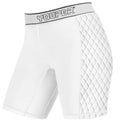 Youper Womens Classic Softball Sliding Shorts, Compression Padded Slider Shorts (White, Small)