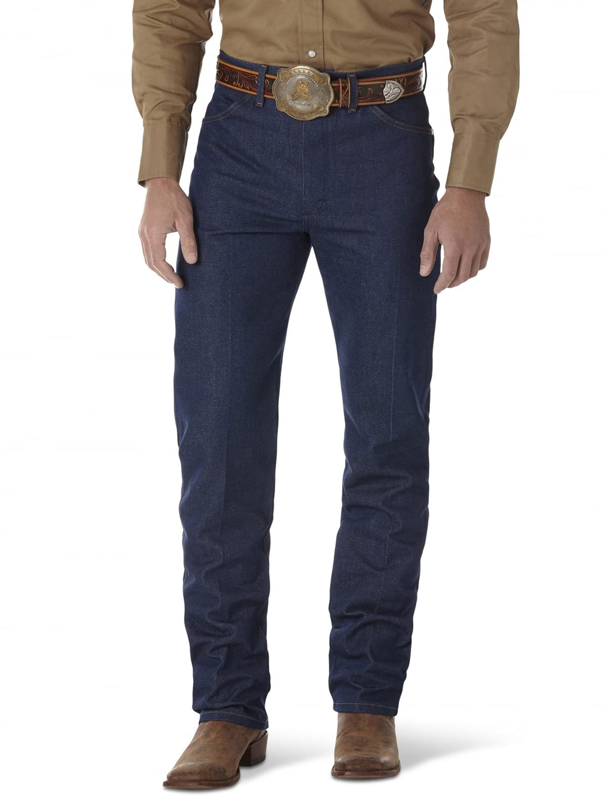 Wrangler Mens 13MWZ Cowboy Cut Original Fit Jean, Prewashed Indigo, 33W x 32L