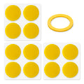 MAGICYOYO YoYo Silicone Response Pads Yellow Set of 12  Slim
