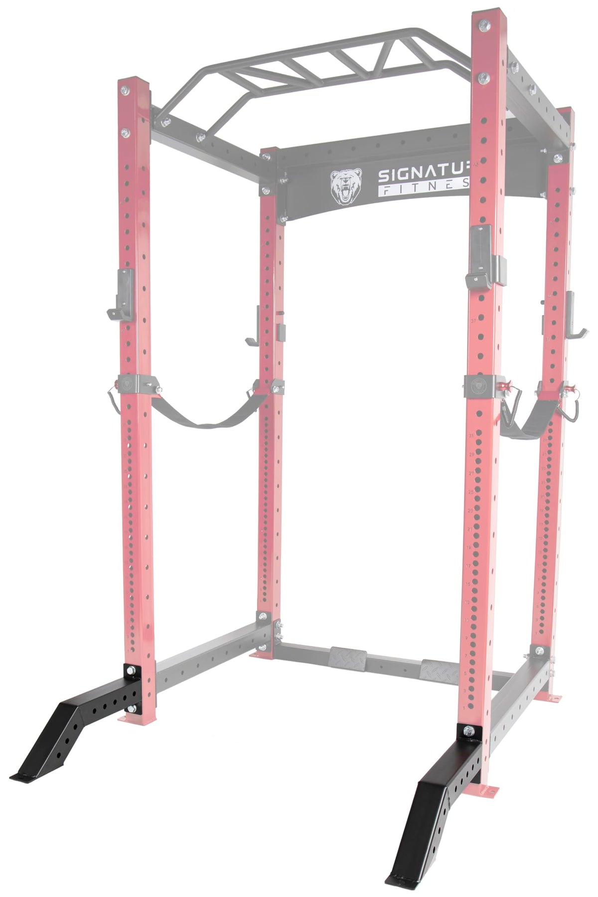 Fitvids 3 x 3 Power Cage Squat Rack Accessories, Stablizer, Black