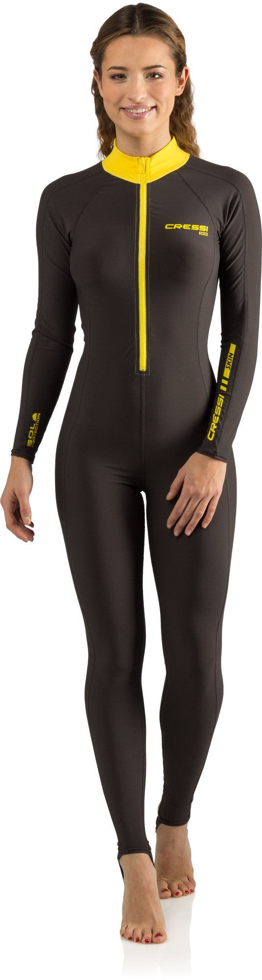 Cressi Skin, Black/Yellow, 2XL