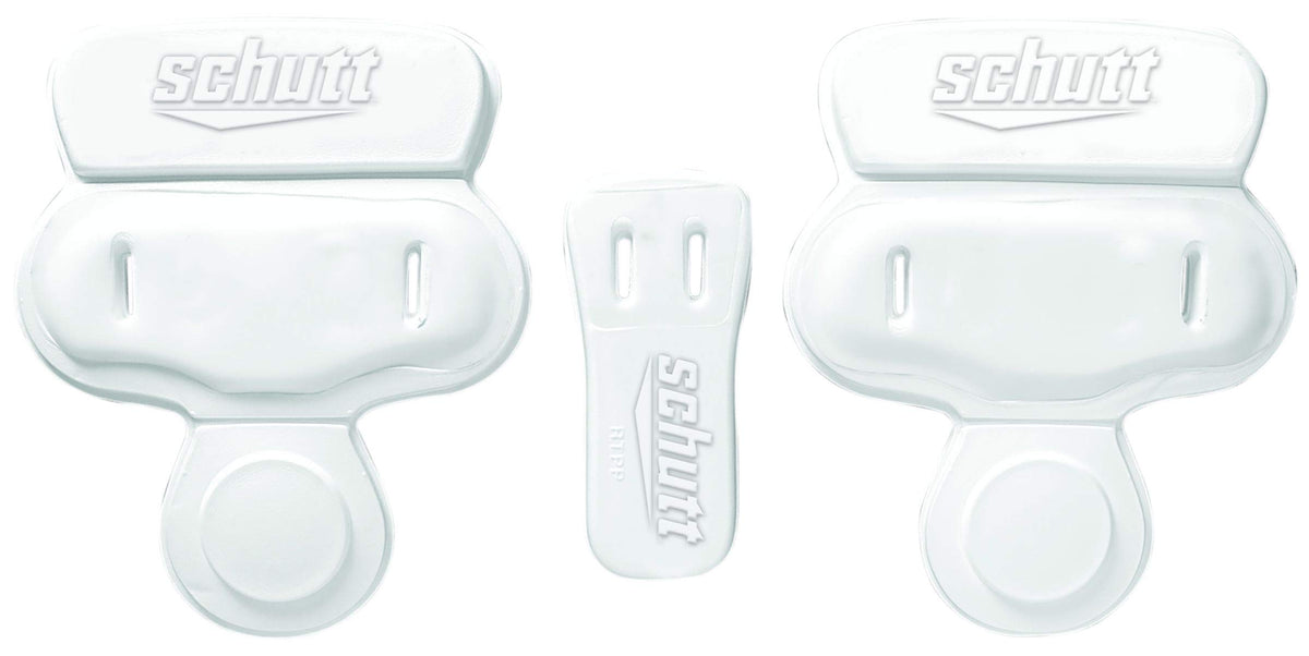 Schutt Varsity Slotted 3Piece Hip Pad Set, White, Varsity