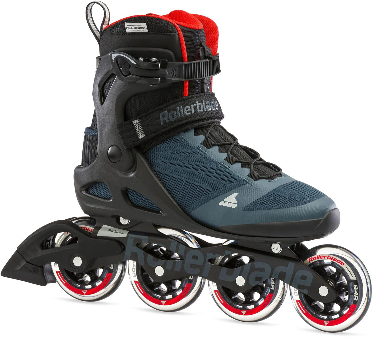 Rollerblade 07100400K478 Macroblade 90 Orion Blue/Spicy Orange 8