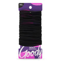 Goody Womens Ouchless Elastics, 2 mm for Finer Hair, 50 Count (Pack of 2), (Black)