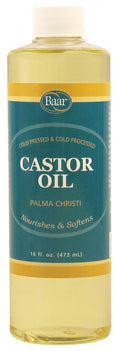 Baar ColdPressed, ColdProcessed, Hexane Free Castor Oil, 16 Ounces
