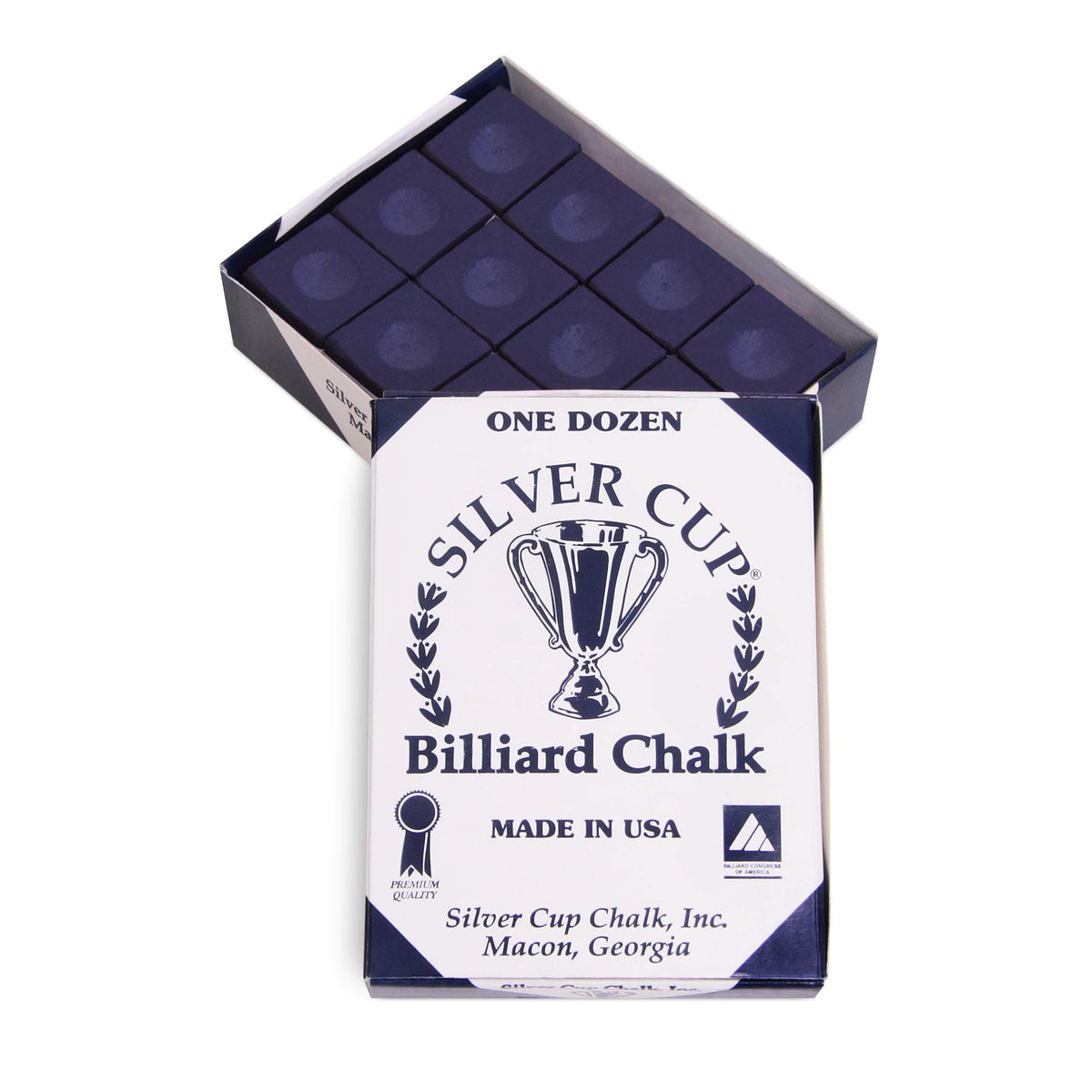 Silver Cup Chalk, Purple, 12Piece Box