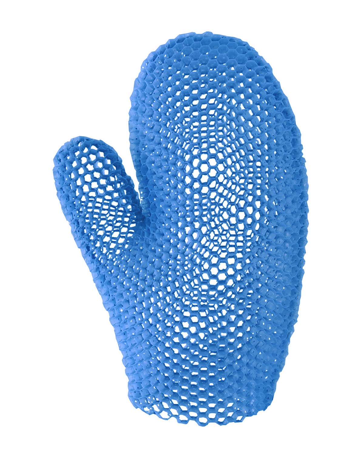 Supracor Spa Bath Mitt Body Exfoliator Face Scrub Sponge, Blue
