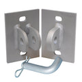 Dock Edge Stationary Dock Connector Hinge Kit, Galvanized , 3/16inch