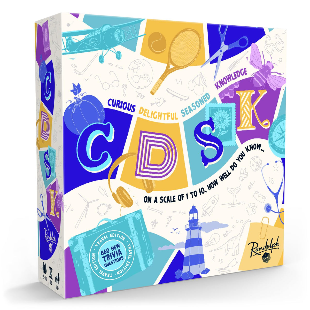 Hachette Boardgames CDSK Travel | Ages 14+ | 2 to 16 | 45 Minutes