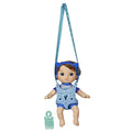 Baby Alive Littles, Carry N Go Squad, Little Matteo Brown Hair Boy Doll, Carrier, Accessories, Toy for Kids Ages 3 Years & Up