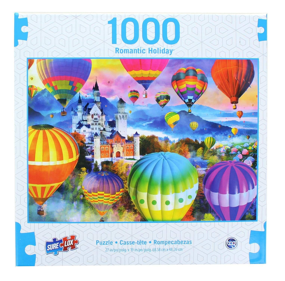 Neuschwanstein Air Balloon Festival 1000 Piece Puzzle