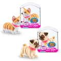 Pets Alive Booty Shakin Pups (Corgi & Pug) by ZURU, Interactive Mini Dog Toys That Walk, Waggle, and Booty Shake, Electronic Puppy Toy for Kids and G