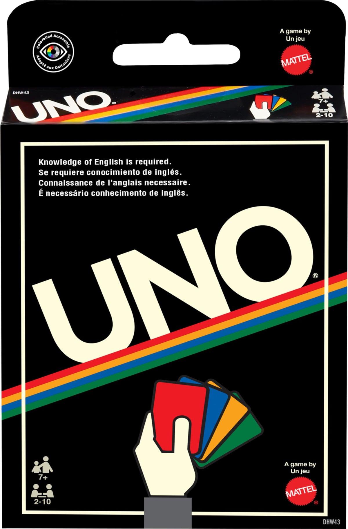 Mattel Games UNO: Retro  Card Game, Multicolor