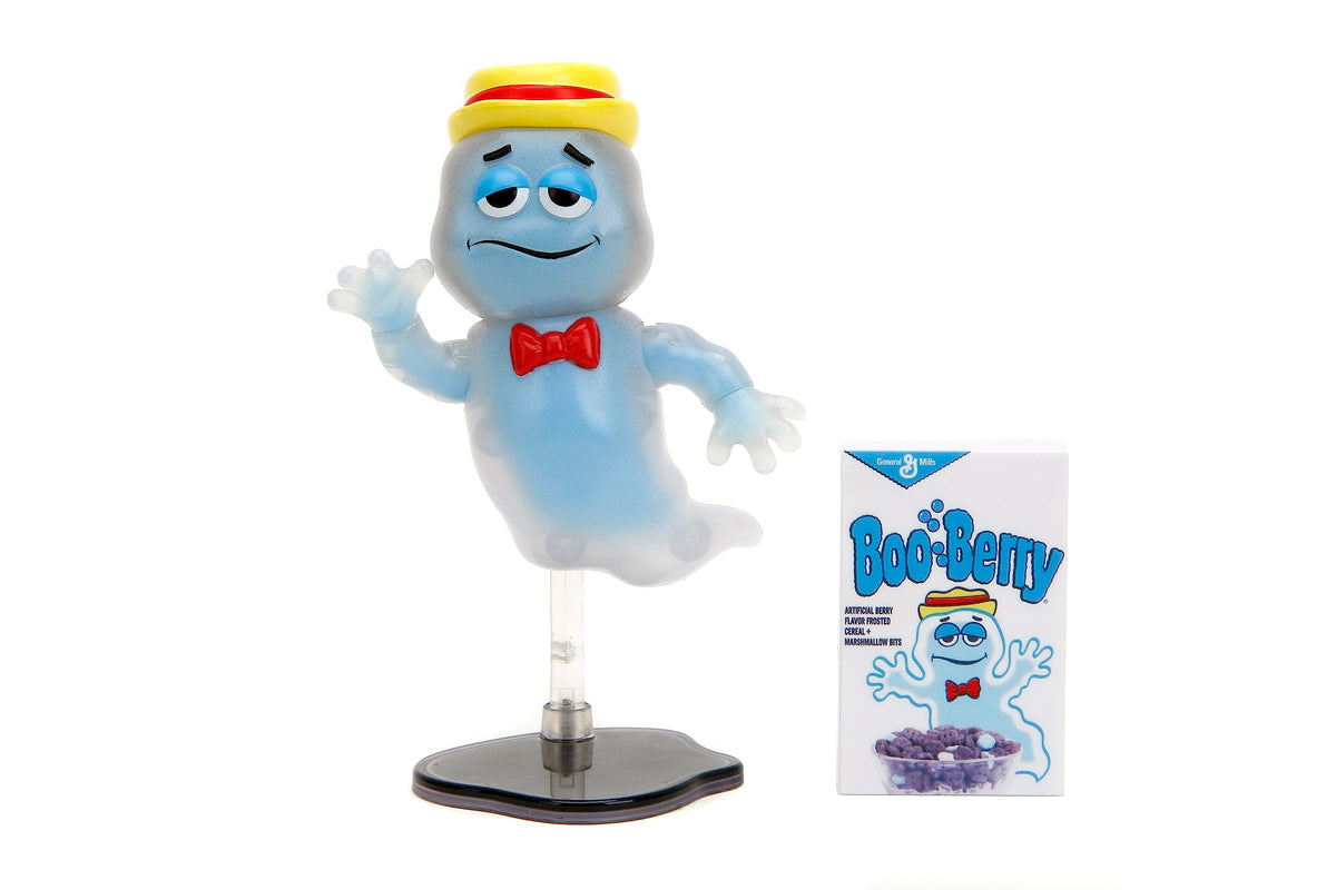 General Mills 6inch Scale Boo Berry Glow in The Dark Action Figure, Toys for Kids and Adults
