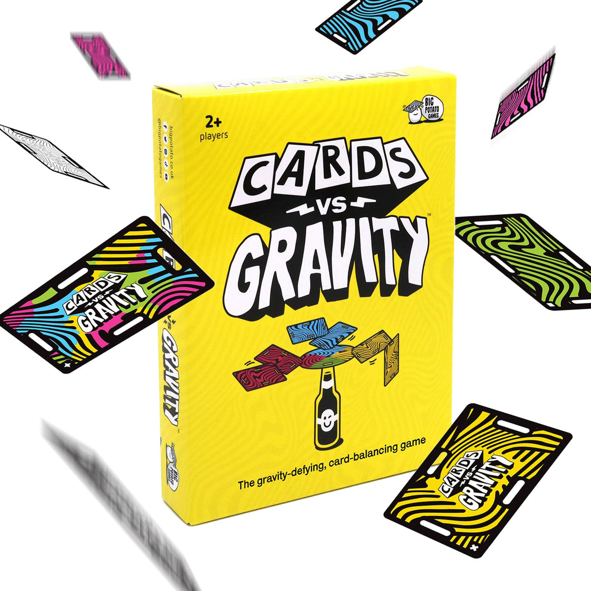 Big Potato Cards vs Gravity: The GravityDefying, CardBalancing Game | Fun Card Game | 24 Players