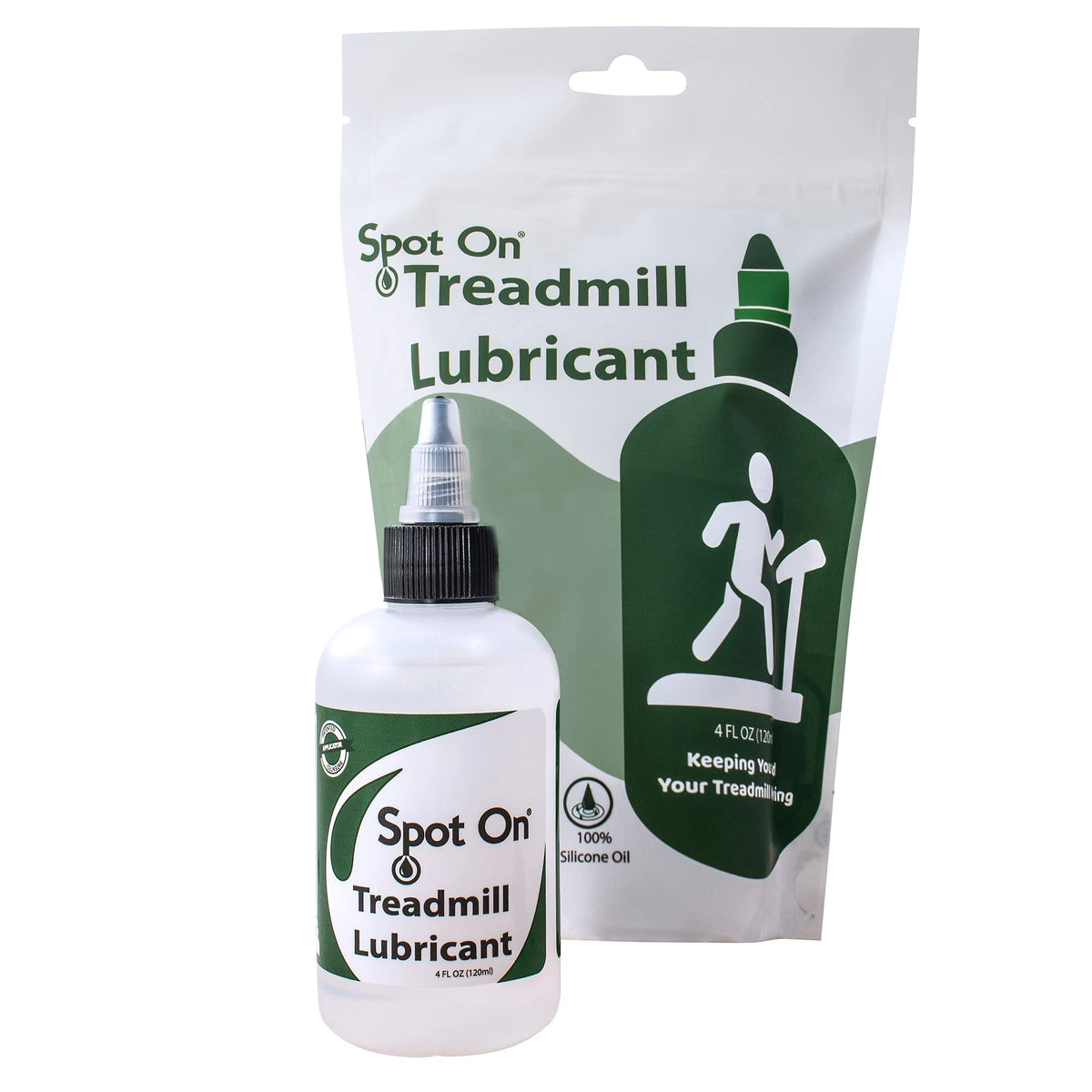 Treadmill Belt Lube  Made in The USA  Easy Squeeze for Controlled Flow Treadmill Lubricant  100% Silicone
