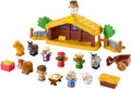 FisherPrice Little People Toddler Toy Nativity Set with Music Lights and 18 Pieces for Christmas Play Ages 1+ Years