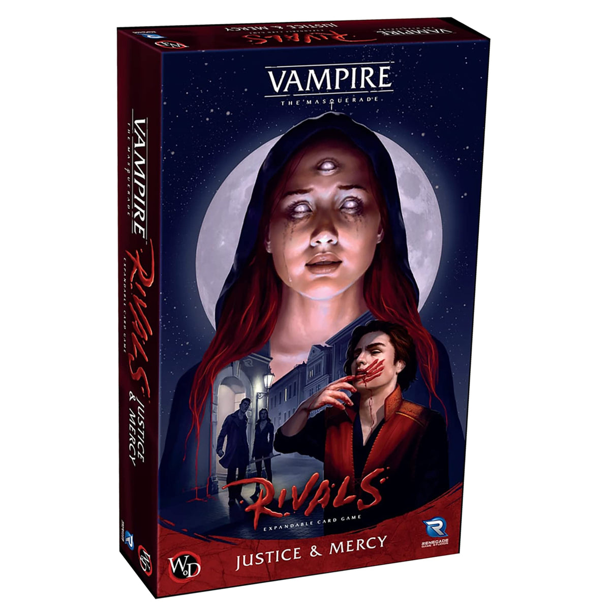 Renegade Game Studios Vampire: The Masquerade Rivals Expandable Card Game: Justice & Mercy  Clan Card Game, Ages 14+, 24 Players, 3070 Min