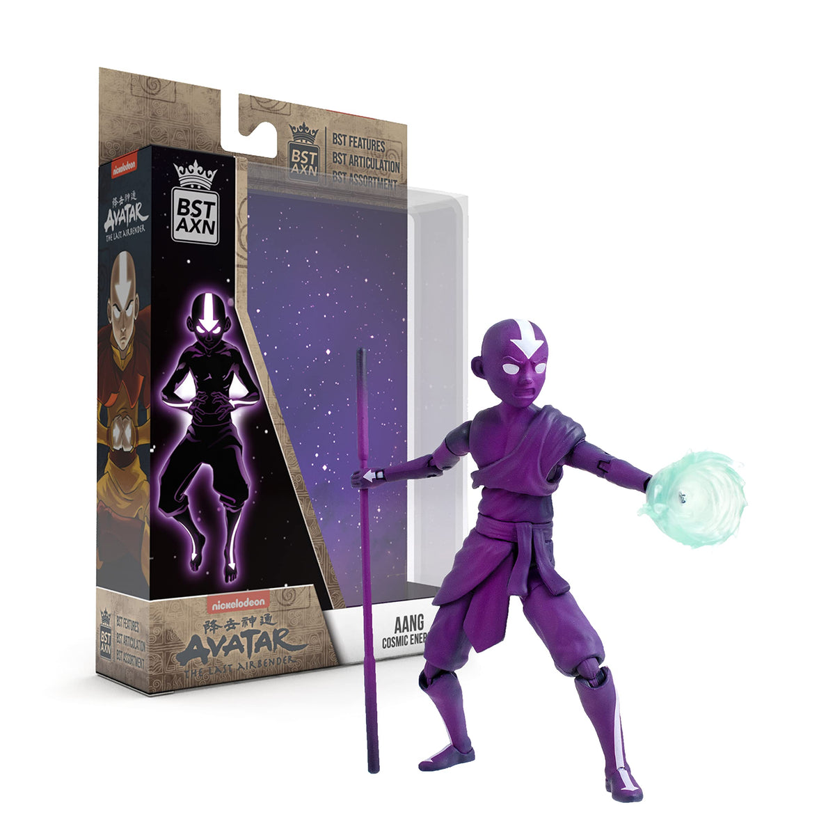 The Loyal Subjects Avatar: The Last Airbender Cosmic Energy Aang BST AXN 5inch Action Figure