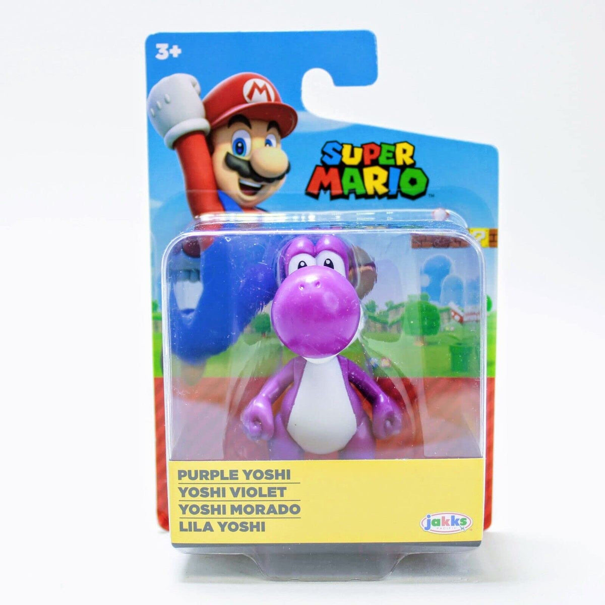 SUPER MARIO 2.5 inch Mini Action Figure  Purple Yoshi  Packaging May Vary