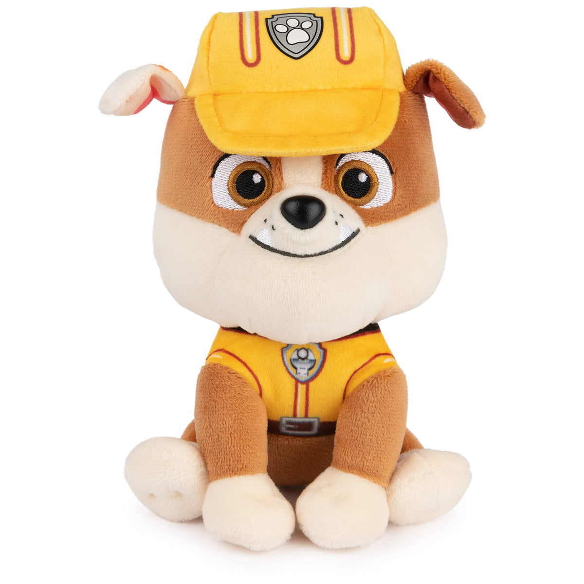 GUND Official PAW Patrol Rubble in Signature Construction Uniform Plush Toy, Stuffed Animal for Ages 1 and Up, 6inch (Styles May Vary)