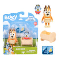 BLUEY Figure 2Pack Baby Race | 2 Figure Pack with Chilli and Baby with Cradle Accessory