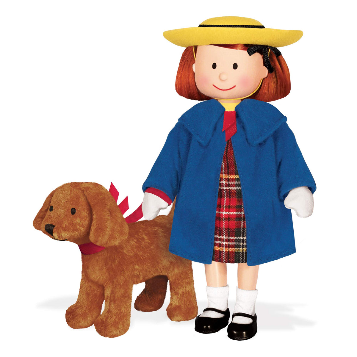 YOTTOY Madeline Collection | Madeline Poseable Doll and Genevieve Soft Toy in TakeAlong Box