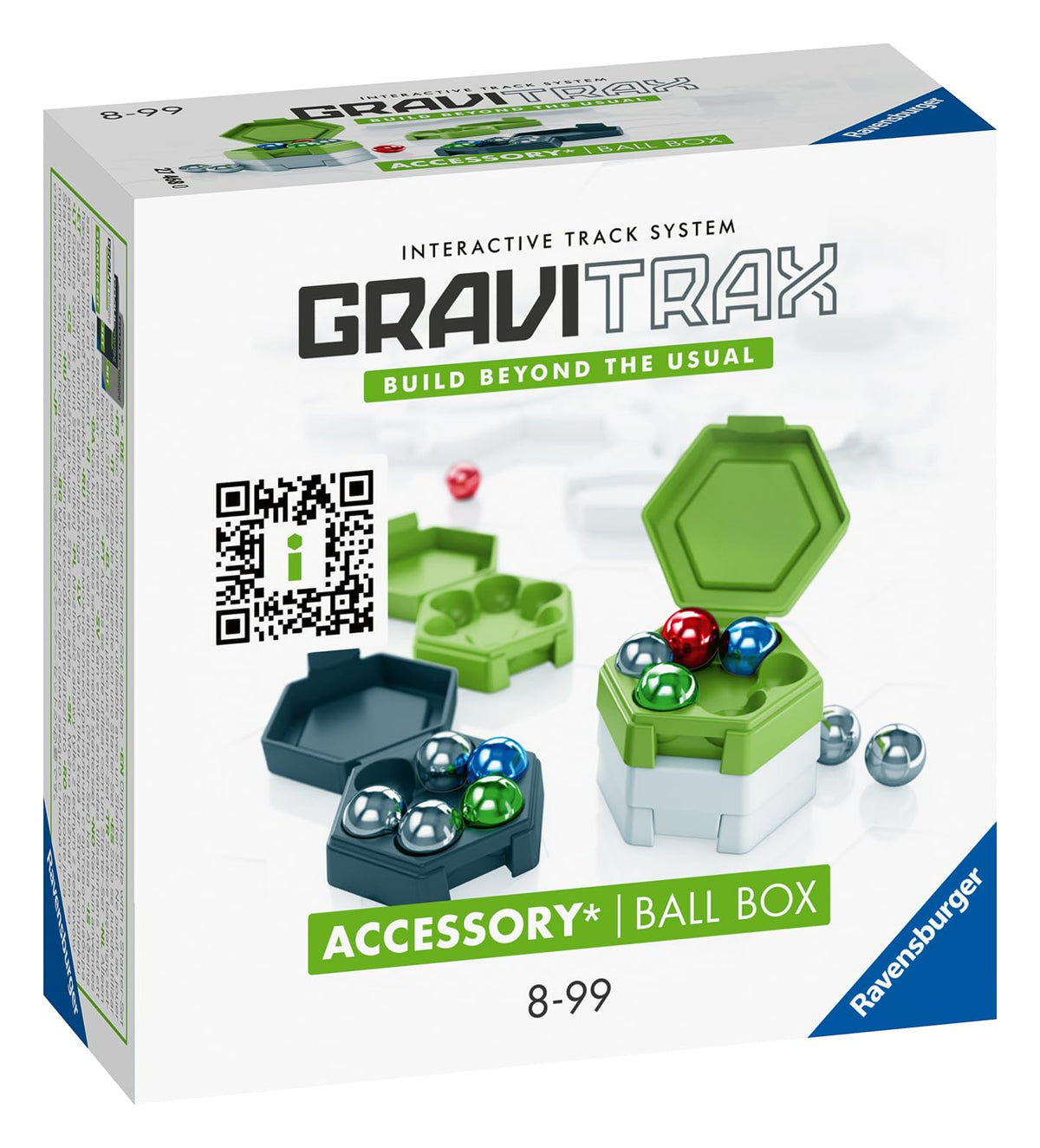 Ravensburger GraviTrax Ball Box  Marble Organization Set | Creative STEM Toy | Interactive Race Tracks | Ideal for Curious Kids and Adults | Compatib