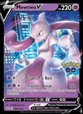 Pokemon  Mewtwo V SWSH223  Black Star Promo  Pokemon Go