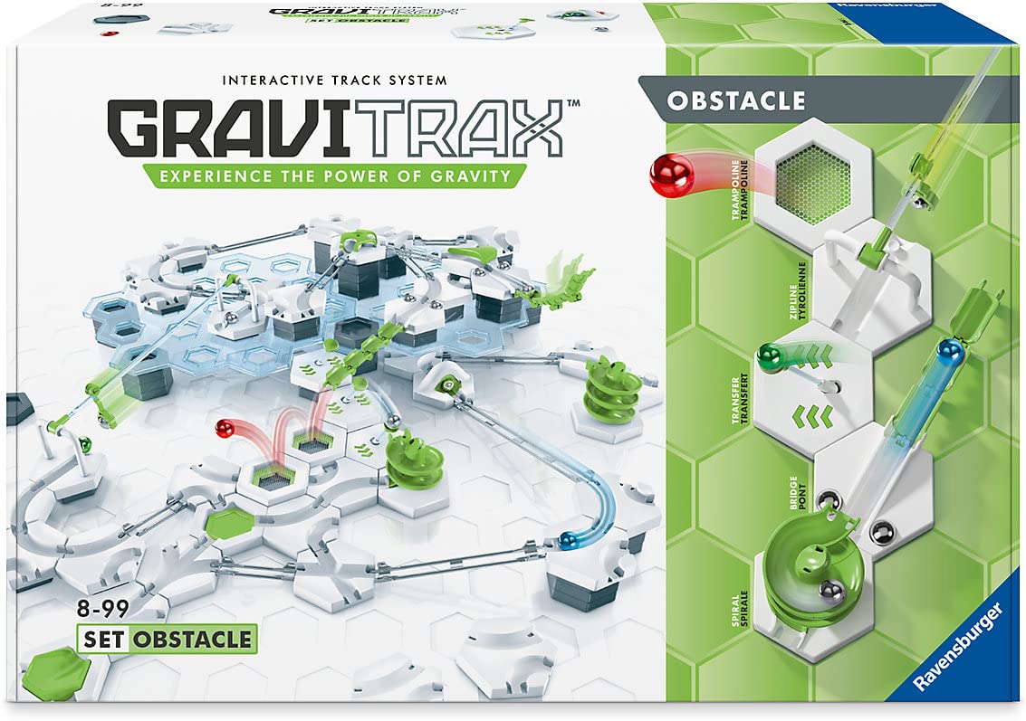Ravensburger GraviTrax Obstacle Course Set  Innovative Marble Run & STEM Toy for Kids | GravityPowered Racetracks | Engaging Brain Game | Compatible