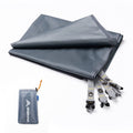 BISINNA Waterproof Camping Tarp Mutifunctional Tent Footprint for 12 Person Tent, Groundsheet Picnic and Beach Mat with Drawstring Carrying Bag for P