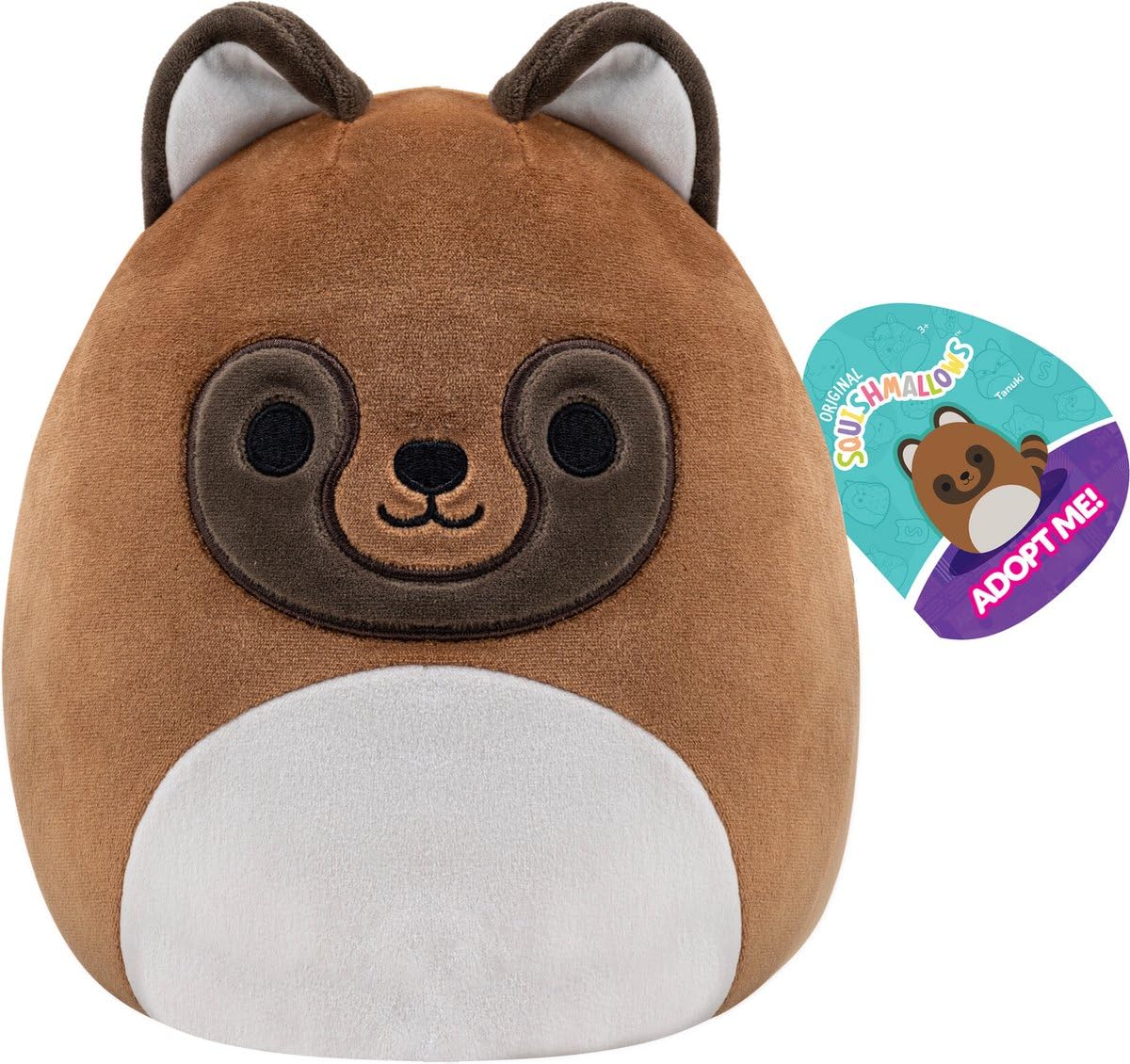 Squishmallows 8inchinch Adopt Me Tanuki, Medium