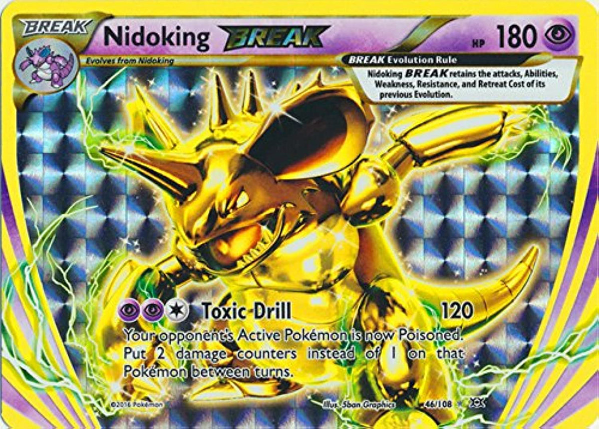 Pokemon  Nidoking Break (46/108)  XY Evolutions  Holo