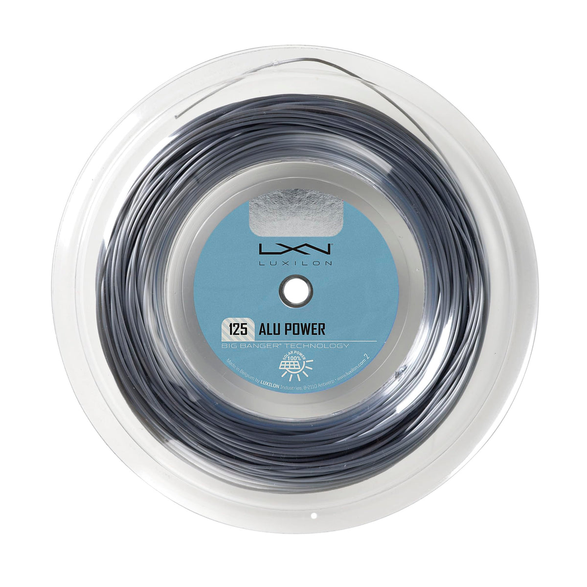Luxilon ALU Power 125 Tennis String  100m Reel, Silver