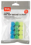 TYR Kids Soft Silicone Ear Plugs  12 Pack