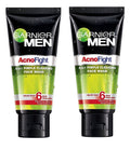 Garnier Mens Acno Fight Face Wash  100ml (Pack Of 2)