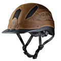 Troxel Cheyenne Rugged Horse Riding Helmet, LowProfile, SelfAdjustable Design, Safety Horseback Riding Gear, Small (65/8  7), Brown