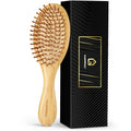 GAINWELL Bamboo Hair Brush for Hair Growth, Natural Bamboo Bristles Detangling Wooden Paddle Hairbrush for Massaging Scalp, for Women Men and Kids, fo