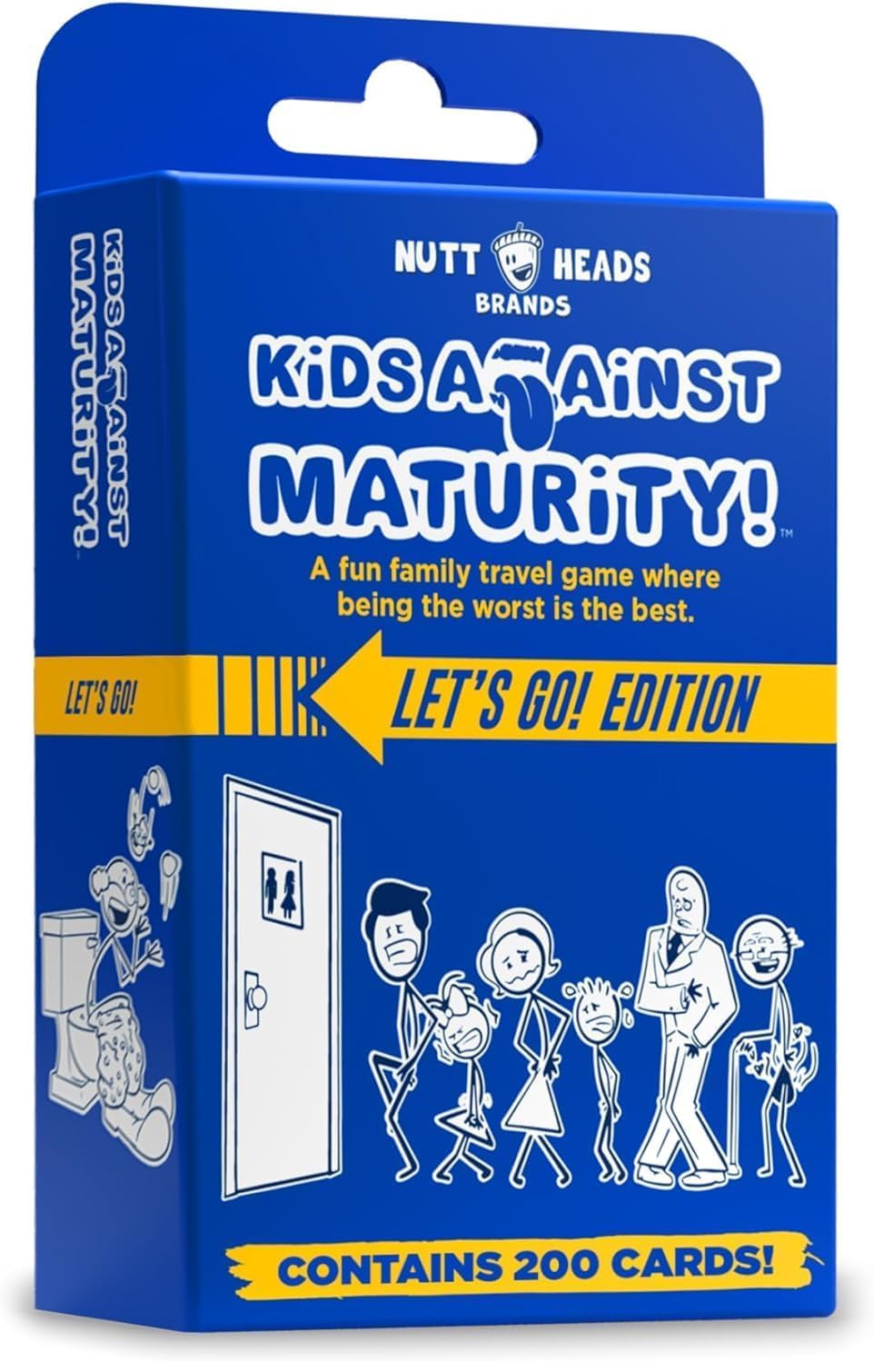 Kids Against Maturity: Card Game for Kids and Families, Super Fun Hilarious for Family Party Game Night, Lets Go Edition