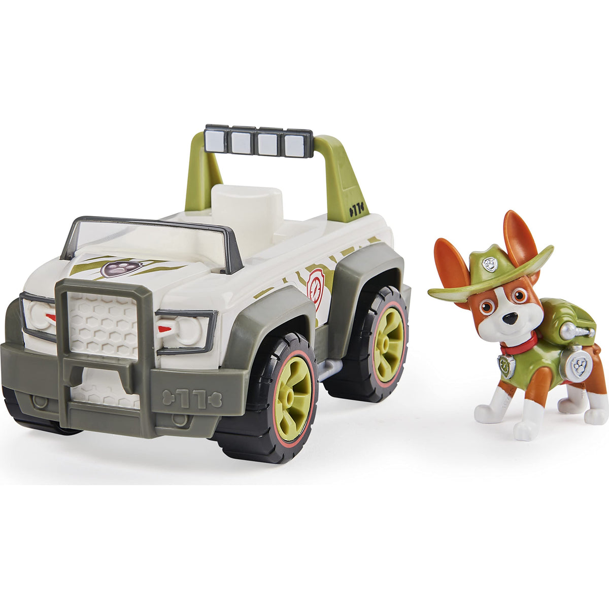 Paw Patrol, Trackers Jungle Cruiser Vehicle with Collectible Figure, for Kids Aged 3 and up