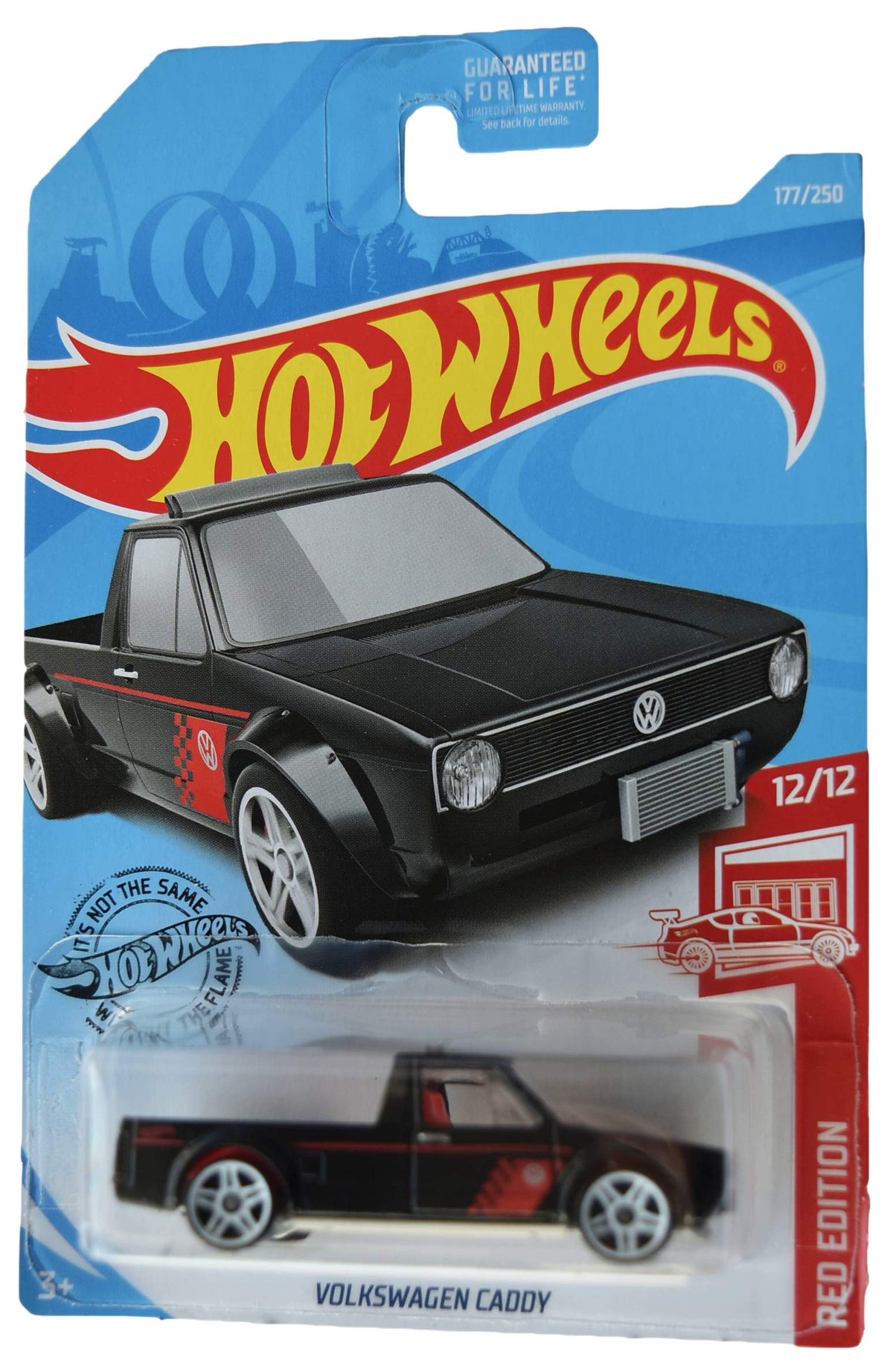 Hot Wheels Red Edition 12/12 Volkswagen Caddy 177/250, Black